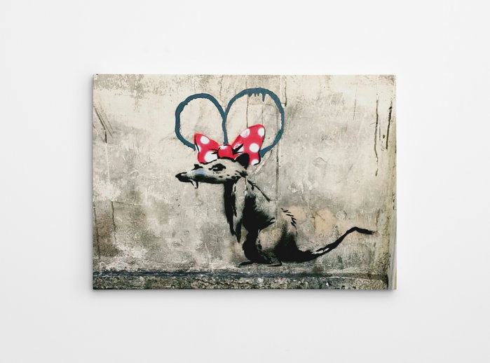 Wallity Lienzo Decorativo Banksy WY21 (50 x 70 cm) Wallity Lienzo Decorativo Banksy WY21 (50 x 70 cm)